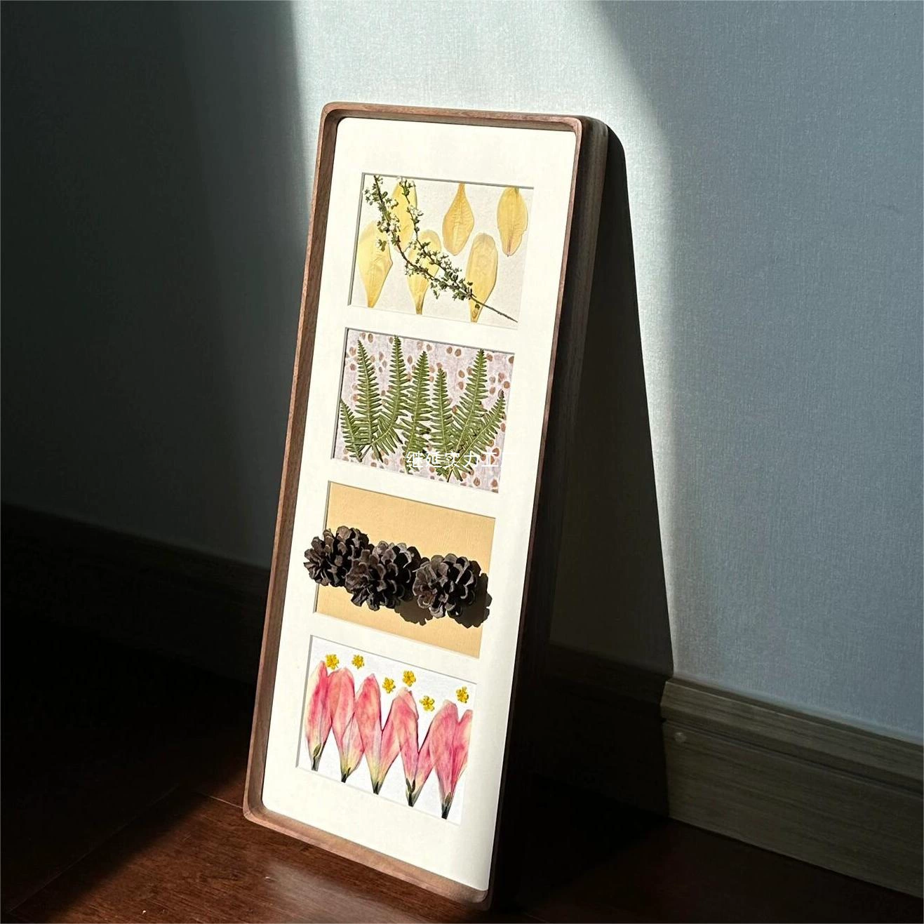 Фоторамка для образцов, настольная, креативная, в виде дворцовых решеток, для парных фотографий, своими руками, можно повесить на стену, цвет дерева: дуб, орех, цвет ореха.