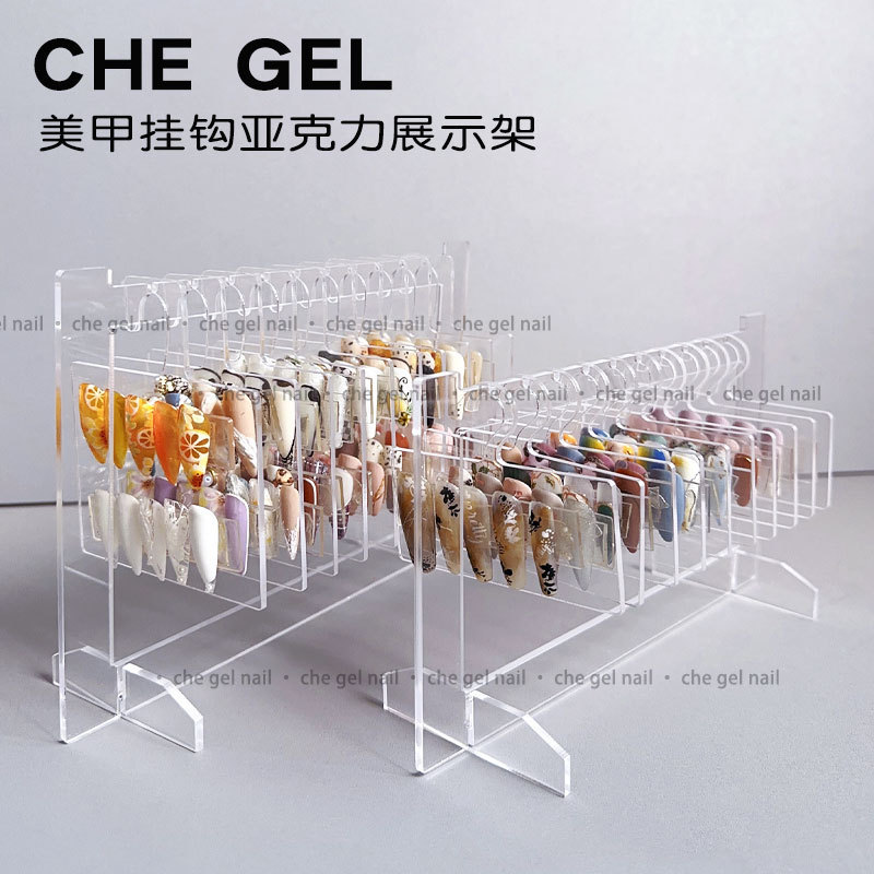Nail art display board board style acrylic color card works modeling model desktop sample storage hanger tool Nail art display board board style acrylic color card works modeling model desktop sample storage hanger tool