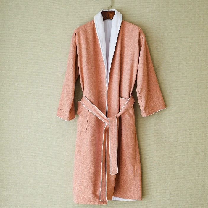Трансграничная Внешняя торговля Экспорт W гостиничный халат платье для кровати и завтрака высококачественный двухслойный халат ночная рубашка для пар