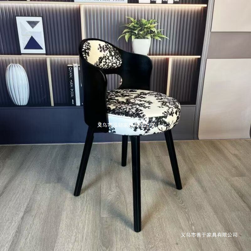Desk chair, dressing stool, antique-style swivel household solid wood chair, vintage dining table dining chair, makeup chair Desk chair, dressing stool, antique-style swivel household solid wood chair, vintage dining table dining chair, makeup chair
