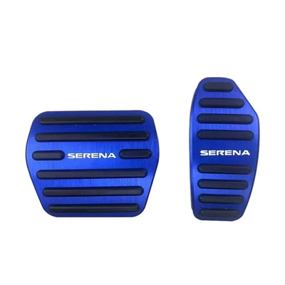 car brake accelerator pedal | Dekorativ pedal başlıqları - serena-blue-automatic-2-pieces