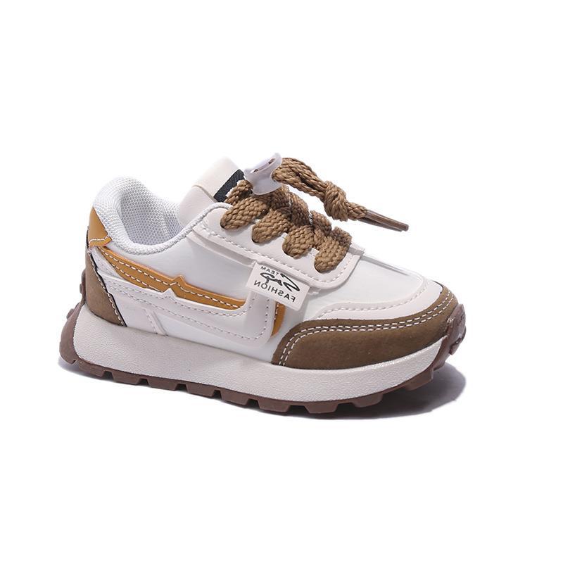 Moeder & Kinderen Canvas Schoenen voor Peuters en Baby's Lente Herfst Comfortabele Ademende Lage Sneakers Jongens Hardloopschoenen Papa Schoenen_voghion.com