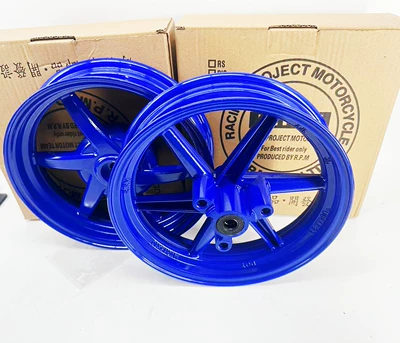 Modified Six-Claw 6-Claw Wheel – Motorcycle wheel hub - 6-claw-blue-front-disc-and-rear-drum