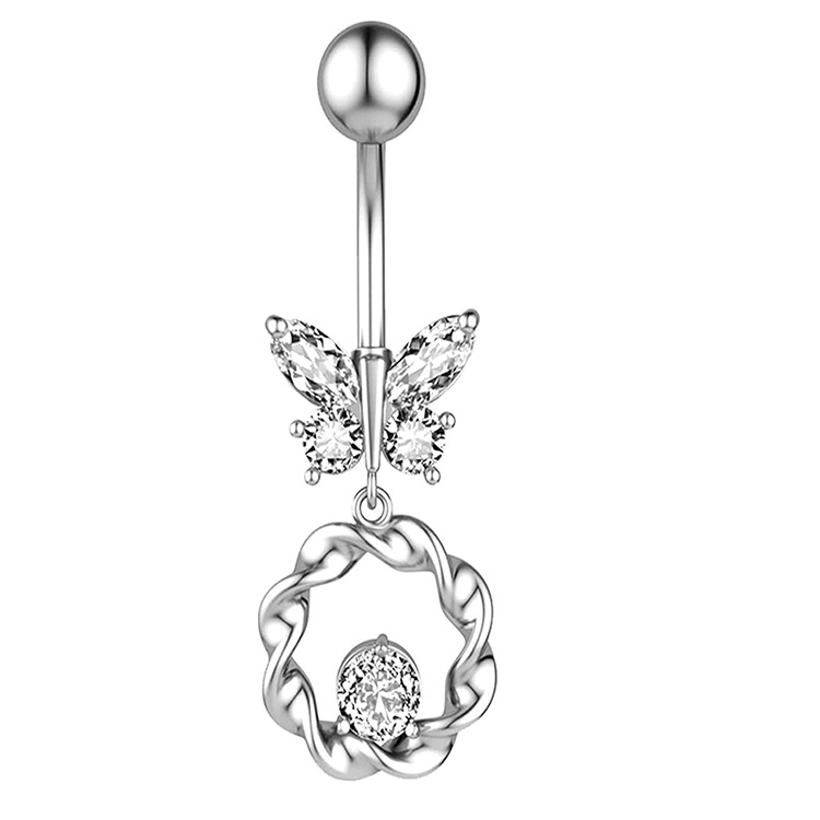 Labret piercing jewelry detail image