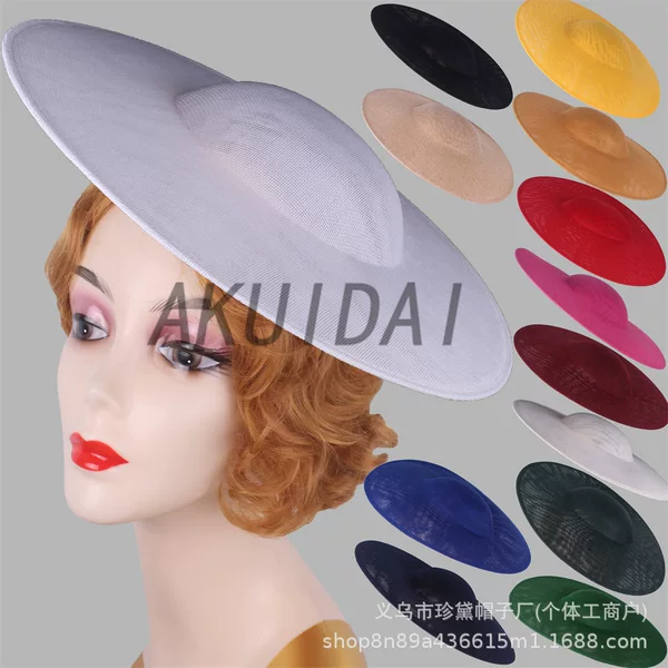 European and American mesh hat embryo cap holder Derby Hat hemp cap bottom lolita hand-made accessories base 40cm