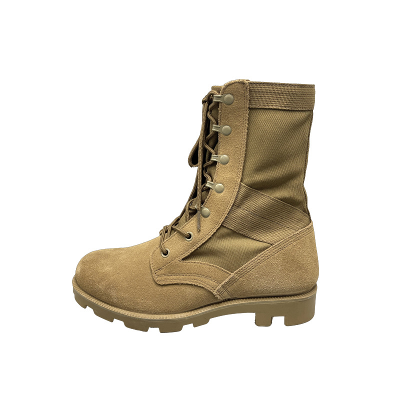 Botas tácticas transpirables de gran tamaño transfronterizas, senderismo al aire libre, botas de combate de entrenamiento resistentes al desgaste, botas militares altas de verano para hombres al por mayor
