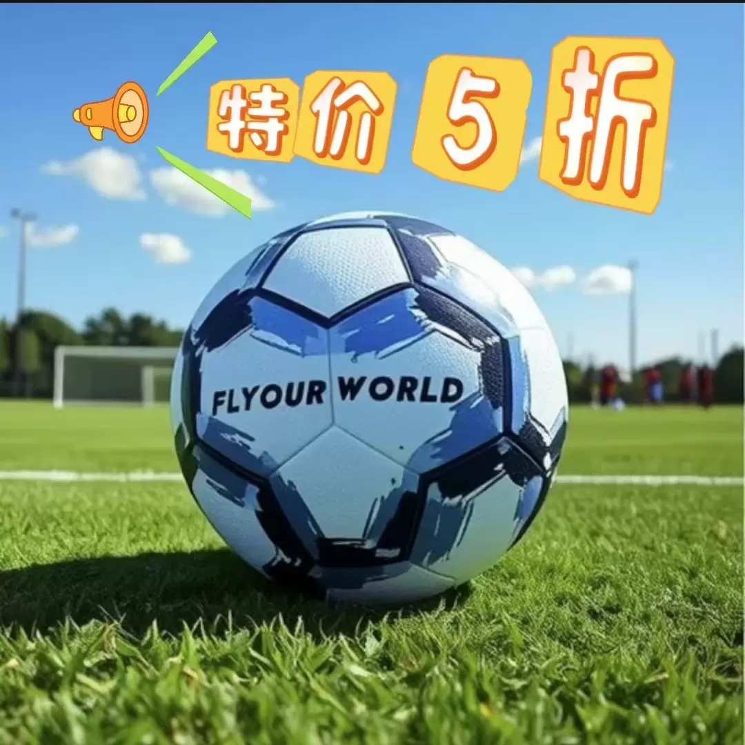 足球5号pvc机缝球可定制款5号4号pu小学生训练比赛训练世界杯足球
