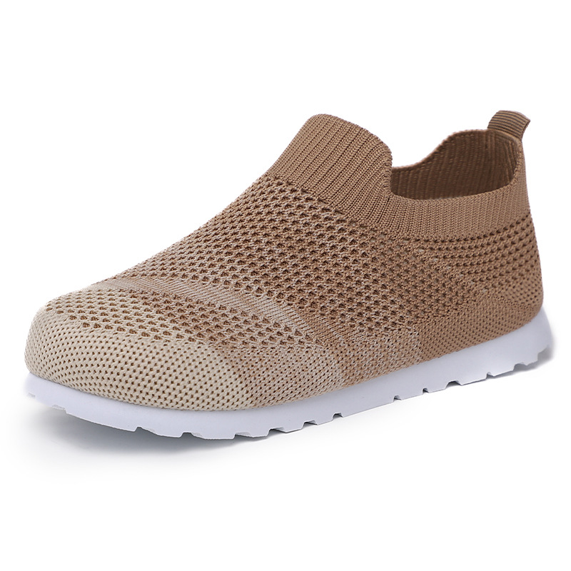 Zapatos deportivos infantiles de primavera 2026 zapatos de correr para niños y niñas zapatos de malla de tela única zapatos transpirables zapatos infantiles de 1 - 6 años