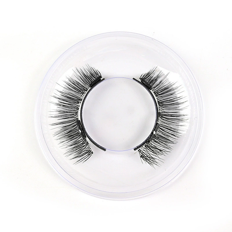 False eyelashes solar-powered, transparent magnetic glue, without glue