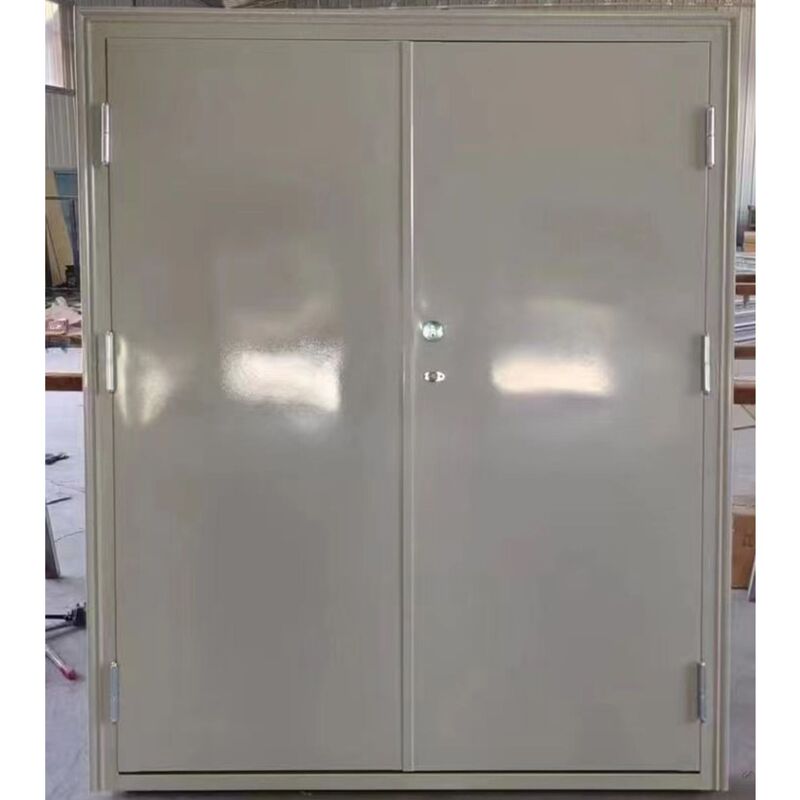 Hubei Wuhan factory produces wholesale stainless steel fire door anti-theft door entrance door shop garage