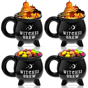 Керамическая кружка-ко cauldron "witch" для Хэллоуина, witches brew, 301–400 мл, 13×9,2×9,2 см