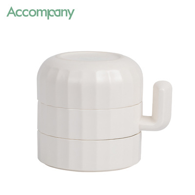 Миска для домашних животных кактус (белая)