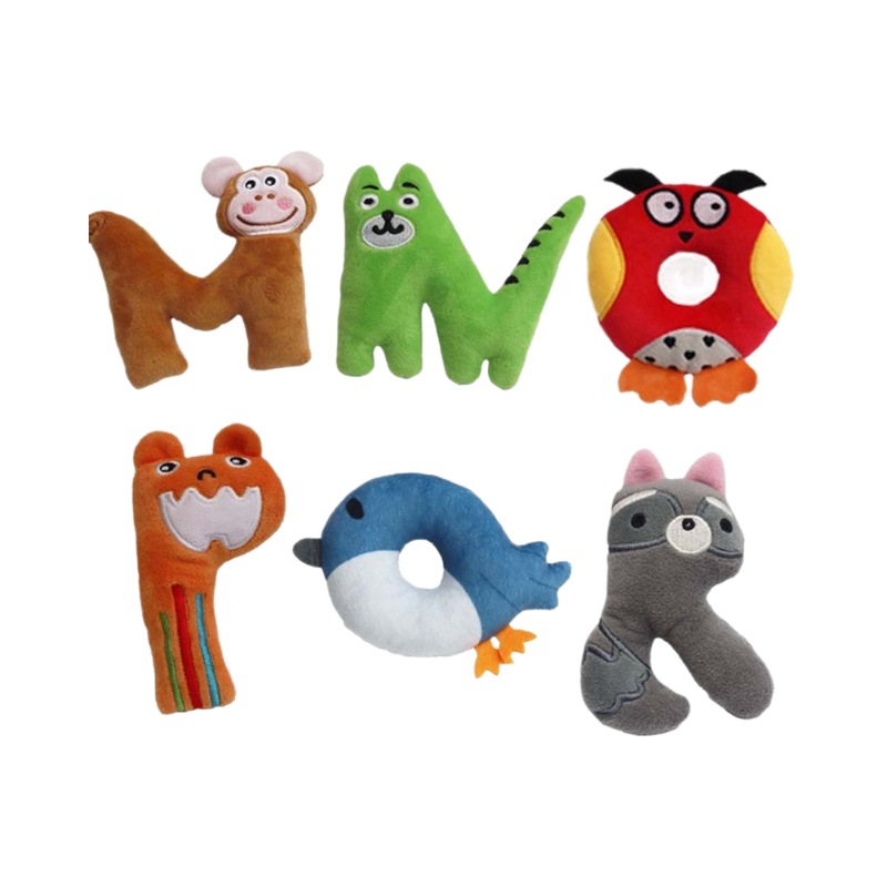 국경 새 동물 26 영어 알파벳 인형 음성 알파벳 전설 인형 봉제 장난감