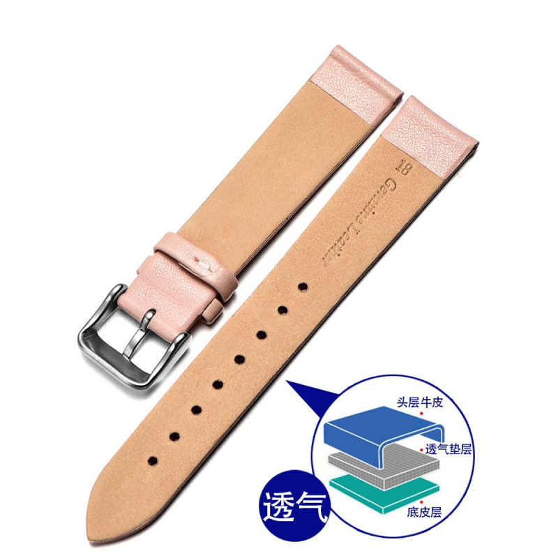 Pulseras de cuero ultra suaves de mujer botón blanco rojo cabeza de cuero de vaca hombre 12 14 16 18 19 20mm