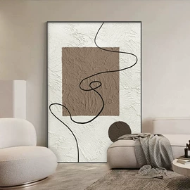 现代装饰画;油画