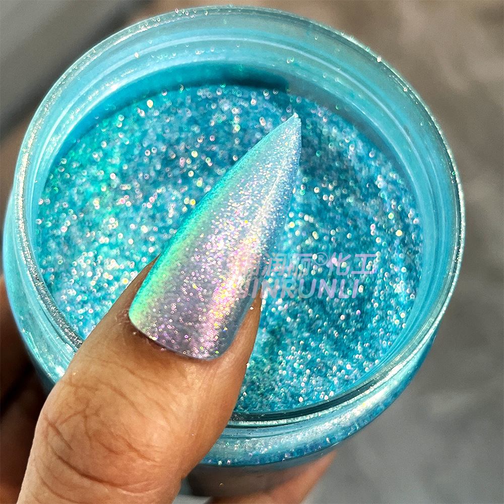 变色龙眼影指甲多用美甲极光粉偏光幻彩人鱼镜面粉魔镜粉霓虹粉