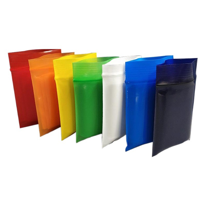 Bloques de construcción color PE ziplock bolsa muestra bolsa hardware anti-óxido bolsa sellada pescado cebo polvo ziplock bolsa