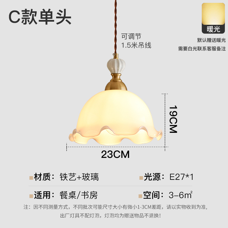 Simples y modernos pasillo de la red flores creativas bar de cabecera balcón porche en la casa lámpara de vidrio