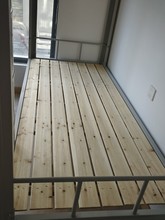 厂家直供双面光滑杉木板床板工厂工地员工宿舍铁床床板