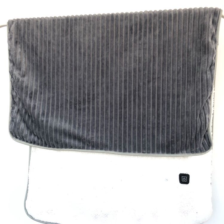 Amazon USB calefacción eléctrica mantón cubierta de la pierna caliente manta de gran tamaño banco de energía móvil inalámbrico manta eléctrica