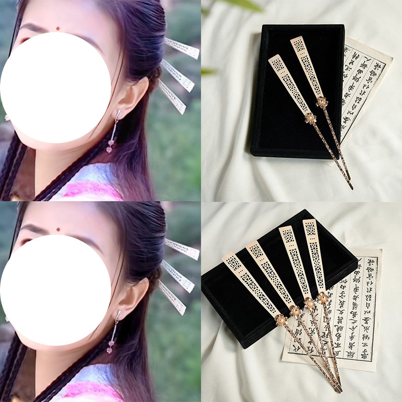 Ancient Style Hanfu Hairpin Headdress, Traditional Chinese Paper-Cutting, Cool Style, Photo Shoot Makeup, Hair Accessories, Accessories Ancient Style Hanfu Hairpin Headdress, Traditional Chinese Paper-Cutting, Cool Style, Photo Shoot Makeup, Hair Accessories, Accessories