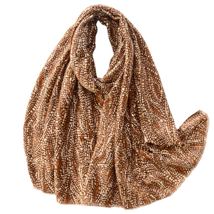 Exportación de comercio exterior textura bronceado suave satén algodón moda chal protección solar bufanda caliente algodón y lino sensación playa toalla