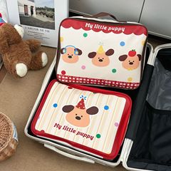 可爱卡通旅行手提包女大容量可套拉杆箱旅行包出差旅行必备收纳包