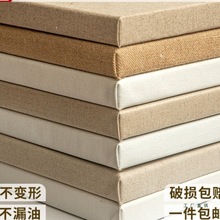 油画框定 制批发成品亚麻油画布油画内框大实木框油画画框画布带