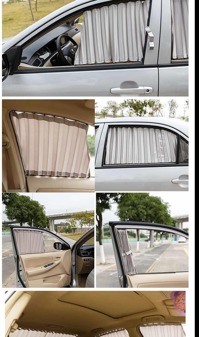 Faw Senya R7 Car Curtains Privacy Sunshade Car-Mounted Dual-Track Interior Sun Protection Curtains Adhesive