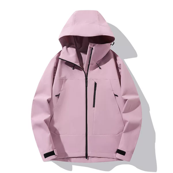 Tiktok Live-Stream Hit Product: Spring and Autumn Single-Layer Softshell Jacket, Unisex, Windproof and Waterproof, Suitable for Hiking and Mountaineering