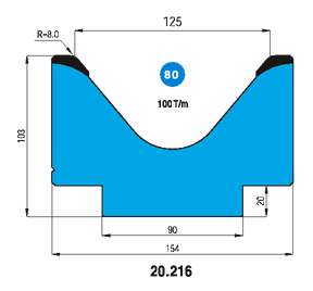 数控折弯机模具单V形下模双V下模