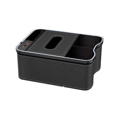 Armrest box, Colorful Atmosphere Light Charging Interior
