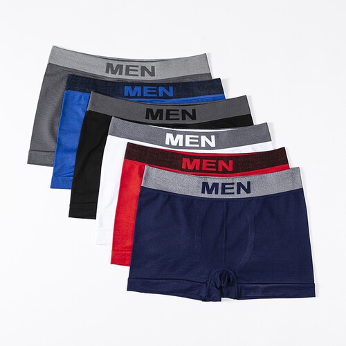 Men's underwear, large size sports, seamless, elastic, breathable and comfortable, young and young boxer pants factory