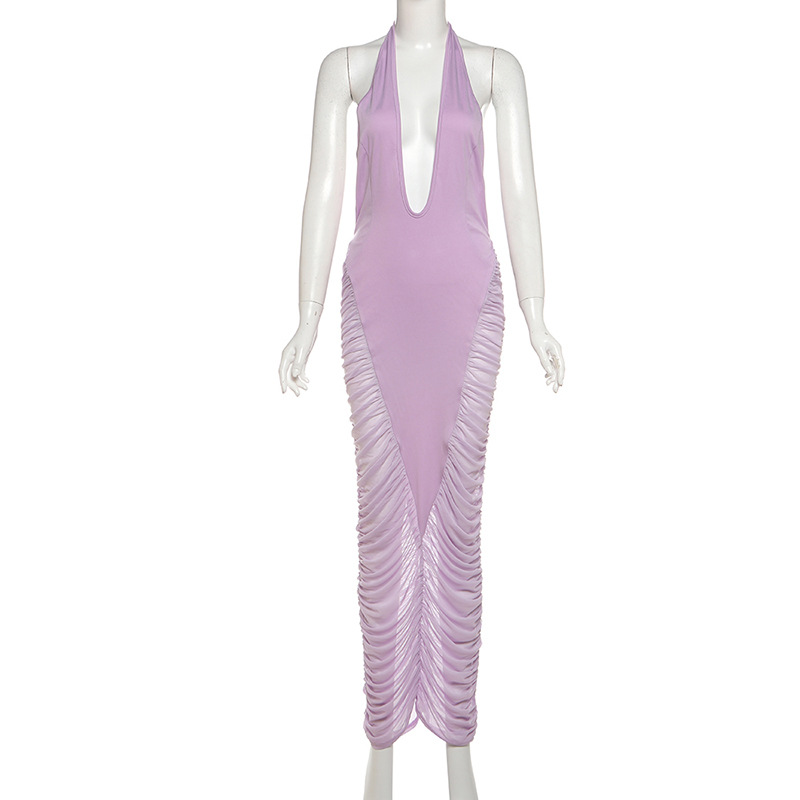 Women's Summer Maxi High Waist Dress