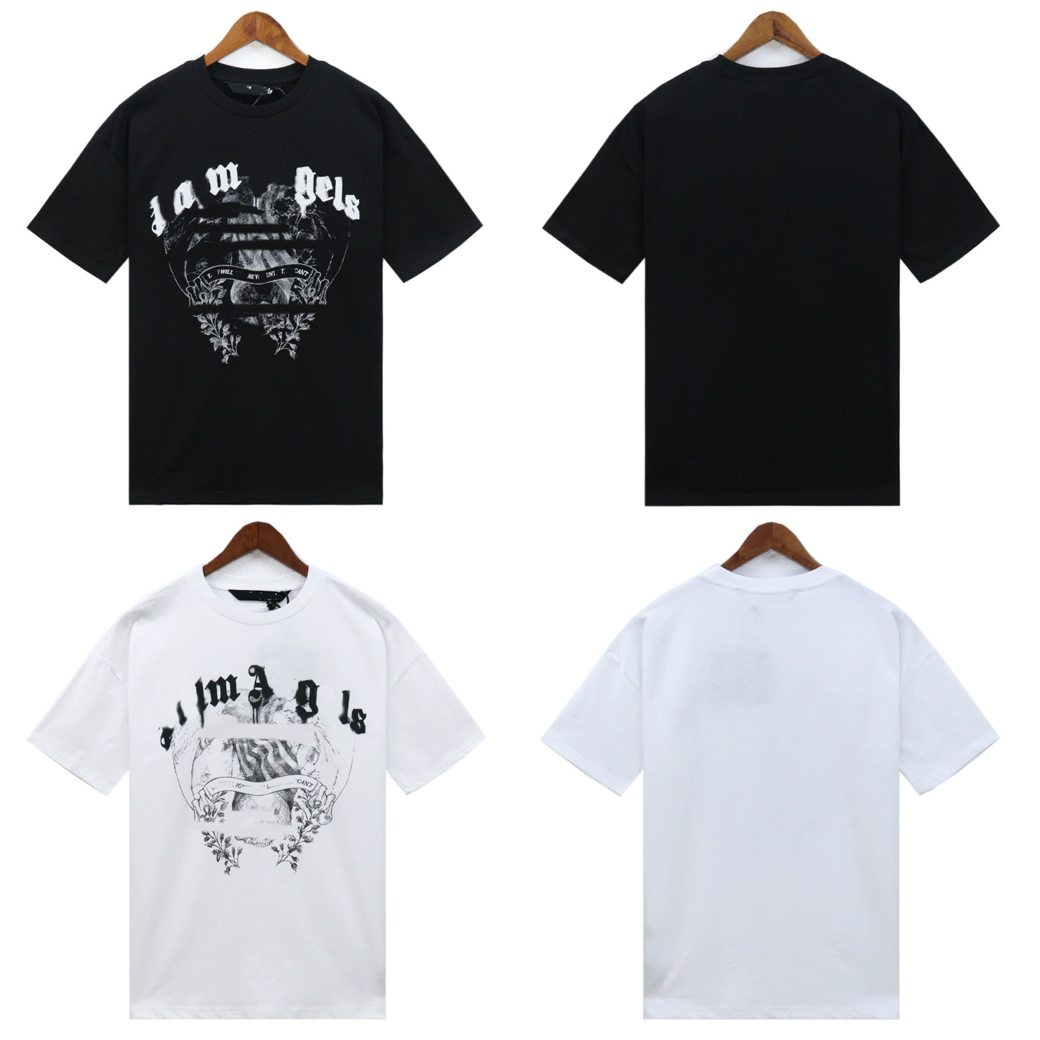 PA24S новая модная футболка с рисунком черепа с принтом буквенно-круглый воротник для мужчин повседневный короткий рукав летом