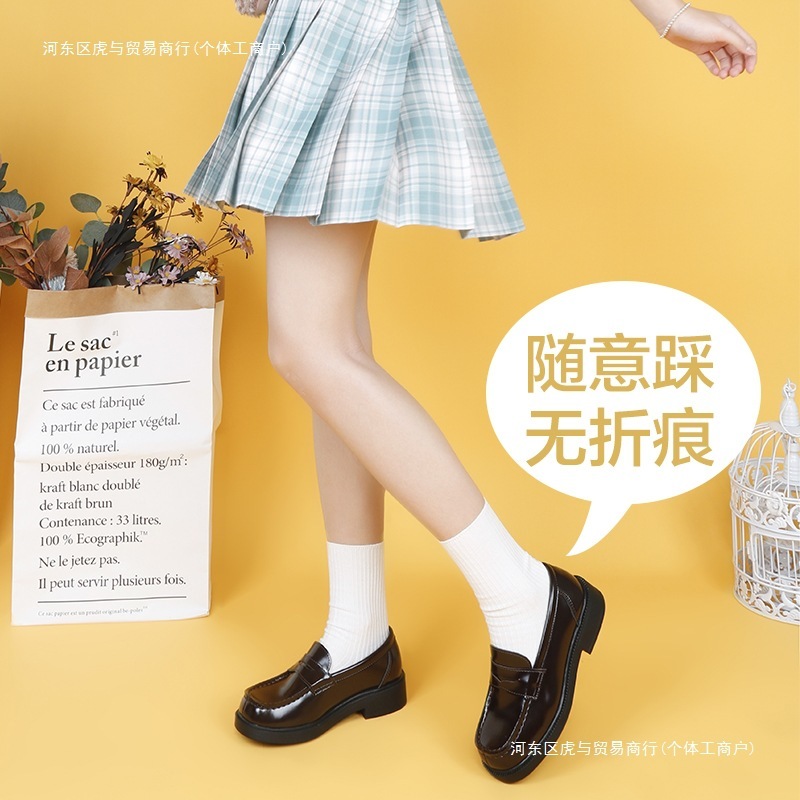 2025新作【ベーシックスタイル】取り外し可能なリボンJK制服靴正統派学校供給カレッジ小さな革靴送料無料|undefined