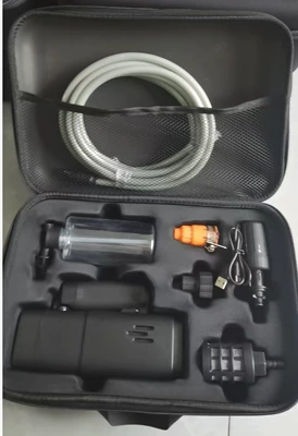 2026 New Model Portable Lithium Battery High pressure car wash water gun - all-black-eva-bag-sample