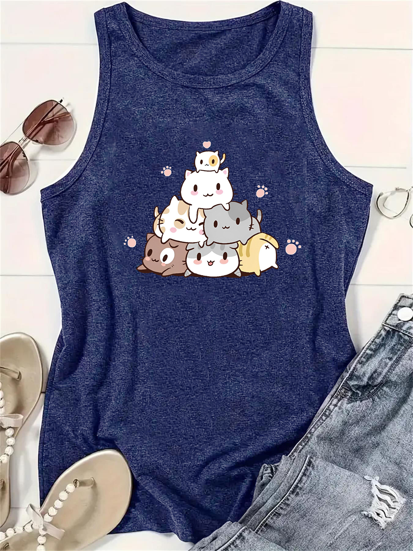 Anime Print Top - Image 6
