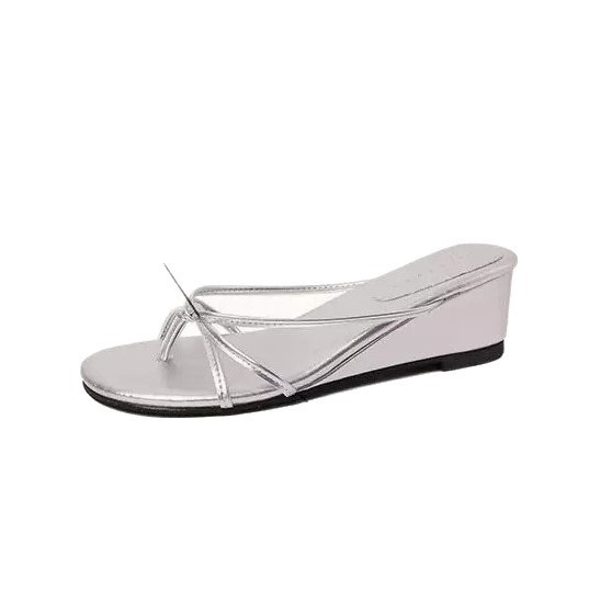 Red popularidad retrógrado tacones de pente zapatillas de flipper para mujeres verano usar 06 nuevo con falda de hadas zapatillas frías image 5