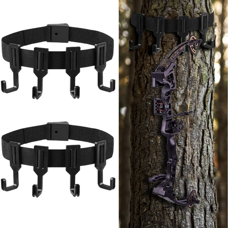 Outdoor Camping Tree Hook Webbing Hook Tree Equipment Hook Black Hunting Equipment Hook Tree Hook