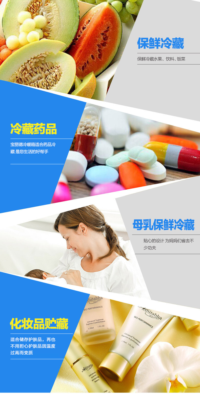 Car Refrigerator 7.5 Liters Dual-Use Hot and Cold Box for Home and Car, Mini Refrigerator for Cooling Drinks and Fruits