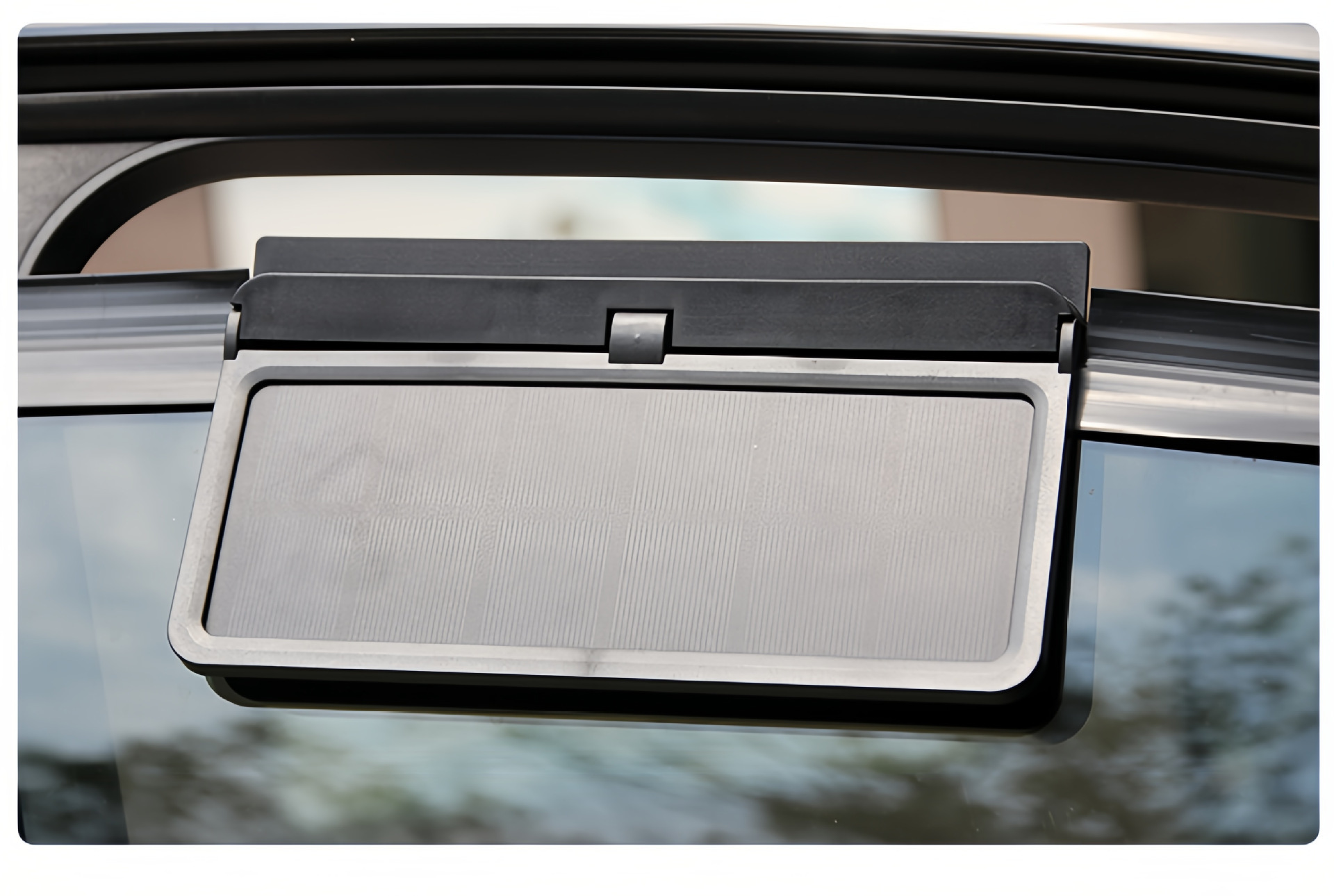New Energy Solar Car Exhaust Fan, Air Circulation Exhaust Fan for Summer Exposure That Prevents Stuffiness, Car Exhaust Fan