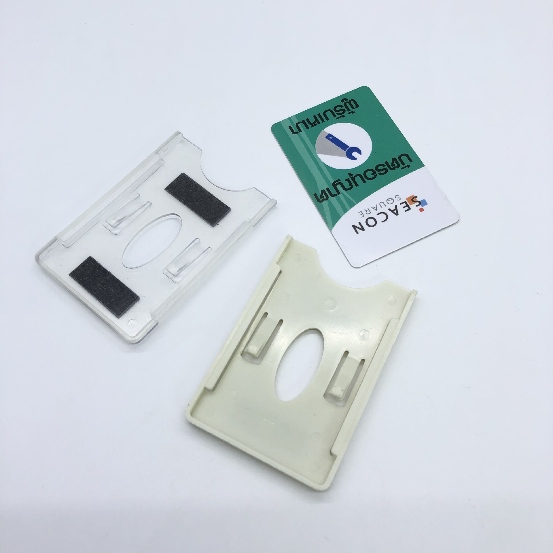 文标电子标签卡座RFID卡座 双吸盆卡座ABS智能卡座IC卡套无源卡套