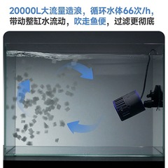 Yee Wave Pump Fish Tank Surf Pump Dual-Head Cleaning Gadget Aquarium Suction Cup Anti-Reverse Flow Pump