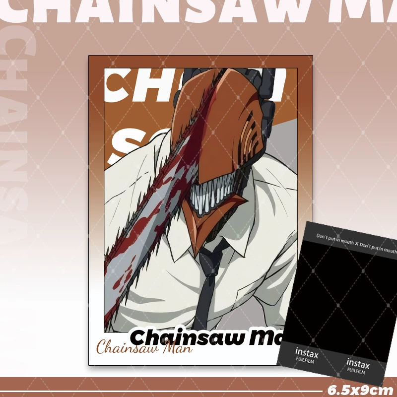 Chainsaw Man Театральное издание Reese Chapter Makima Pavarese Angel Demon Peripheral Polaroid Collection Photo Card