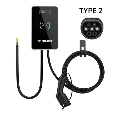Cross-Border Supply of European Standard 7Kw Ac Charging Pile New Energy Electric Vehicle Ac Charging Pile Tesla Universal (Elektrikli avtomobil şarj cihazları) - european-standard-7kw