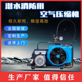潜水消防用空压机宝华空压机空气充填泵机呼吸用空压机小型气泵