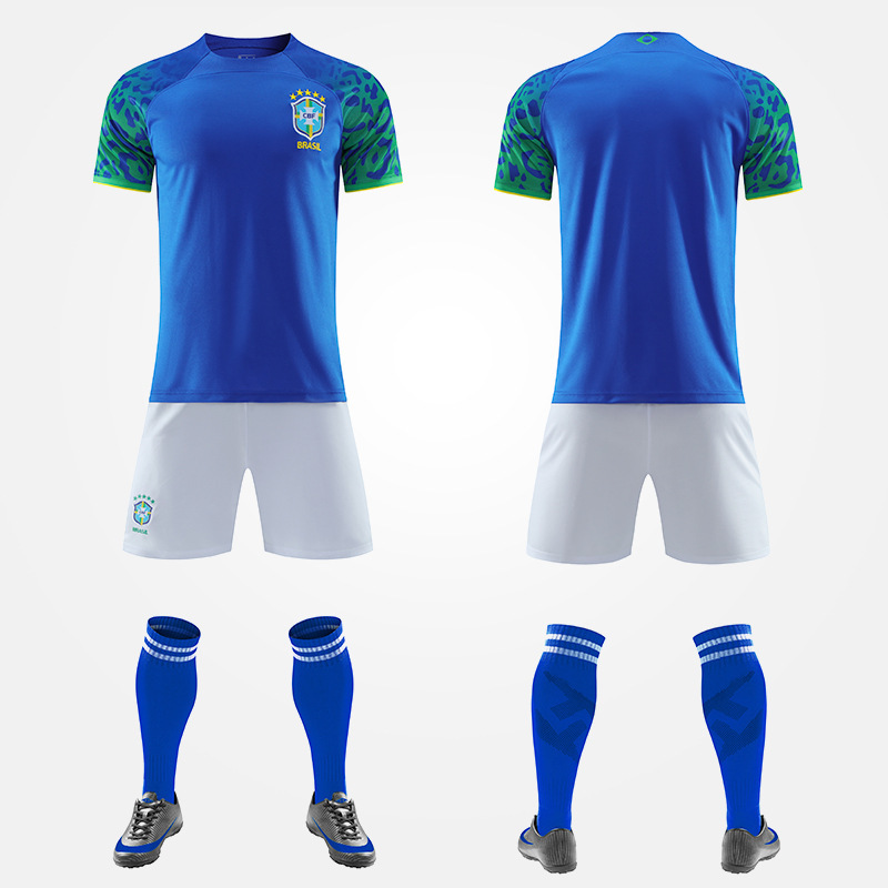 2022ワールドカップクラブサッカー服男女成人子供服セットカスタム印刷メッシcロサッカー服