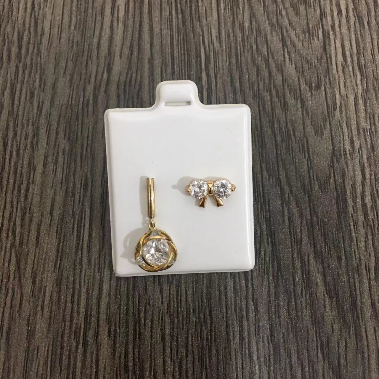 Spot Aliexpress tarjeta de pendientes de alta calidad, tarjeta de joyería, paquete de tarjetas de tarjetas de pendientes en blanco simple, pequeño lote transfronterizo