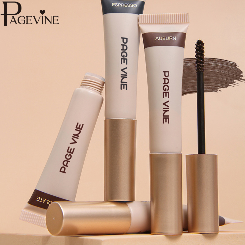 Maquillaje transfronterizo PAGE VINE crema para teñir cejas Amazon lápiz de cejas salvaje caliente crema de cejas multicolor belleza al por mayor image 1